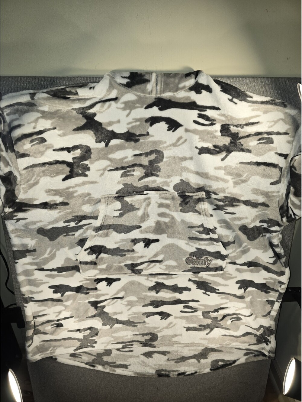 The Comfy Oversized Camouflage Hoodie Blanket One Size